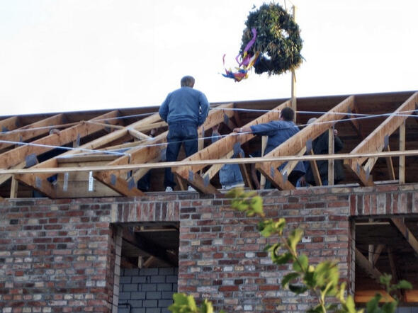 2005 Richtfest alter Pferdestall